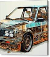 Jdm Car 758 Honda City Turbo Ii Canvas Print