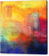 Jersey City Skyline Canvas Print