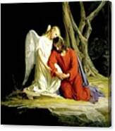 Jesus Agony In The Garden Of Gethsemane Canvas Print