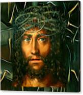 Jesus Crown Of Thorns Ecce Homo Canvas Print