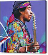 Jimi Hendrix V Canvas Print
