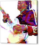 Jimi Hendrix Wails Canvas Print