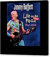 Jimmy Buffett Life On The Flip Side Redux Canvas Print
