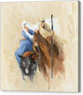 Journey To Bethlehem Canvas Print