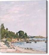 Juan-les-pins  The Bay And The Shore Canvas Print