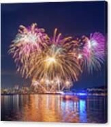 July 4th Celebration At Gas Works Park Canvas Print