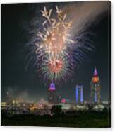 July 4th Fireworks In Alabama Canvas Print