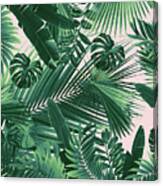 Jungle Leaves Siesta #1 #tropical #decor #art Canvas Print