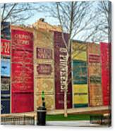 Kansas City Giant Community Bookshelf - Public Library Canvas Print
