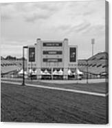 Kansas Jayhawks Football Stadium In Black And White Canvas Print