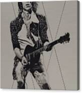 Keith Richards - Happy Canvas Print