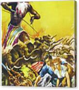 ''king Solomon's Mines'', 1950, Movie Poster Painting-2 Canvas Print