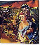 ''king Solomon's Mines'', 1950, Movie Poster Painting By Georges Allard Canvas Print