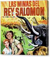 ''king Solomon's Mines'', 1950 Canvas Print