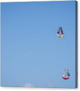 Kites In The Clear Sky Of Bali Canvas Print