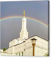 Kona Rainbow Temple Canvas Print