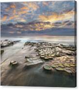 La Jolla - Pothole Sunset Canvas Print