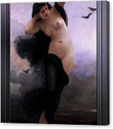 La Nuit By William-adolphe Bouguereau Classical Art Old Masters Reproduction Canvas Print