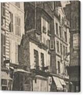 La Rue Des Quatre Vents 1900s Raymond Ray Jones Canvas Print
