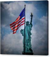 Lady Liberty The Patriot Canvas Print