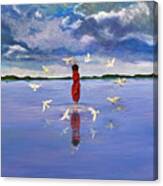 Lady Of The Lake Canvas Print