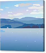 Lake Blues Canvas Print