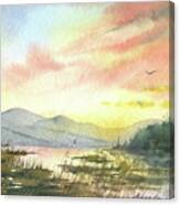 Lake Champlain Sunset Canvas Print