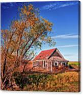 Lake Ibsen Schoolhouse Number 1 - Benson County Nd Canvas Print