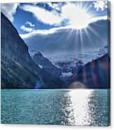 Lake Louise In The Sun Canvas Print