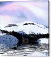 Lake Pentland Fine Art Snow Scene Canvas Print