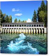 Lake Tahoe Dam Canvas Print