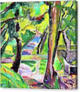 Landscape With Trees, Marlboro Landscape - Digital Remastered Edition Canvas Print
