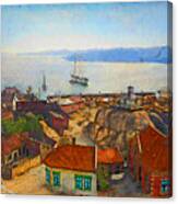 Larvik, Norway, C. 1900 Canvas Print