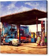 Last Gas Station For Next 500 Miles Backroads Usa 20221113k Canvas Print