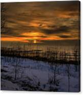 Late Winter Sunrise Canvas Print