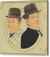 Laurel And Hardy Canvas Print