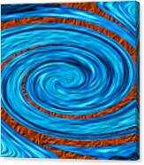 Lava Creates Whirlpool Canvas Print