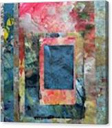 Layers Acrylic Collage Canvas Print