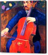 Le Violoncelliste Upaupa Schneklud 1894 Canvas Print