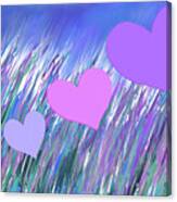 Leaping Hearts Canvas Print
