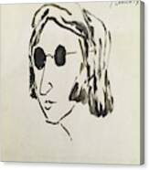 Lennon 12-10-80 Canvas Print