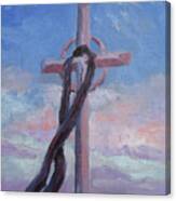 Lenten Cross Canvas Print
