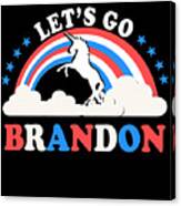 Lets Go Brandon F Joe Biden Canvas Print