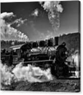 Letting Off Steam Canvas Print