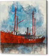 Lightship Lv-54 Boston Canvas Print