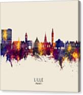 Lille France Skyline #73 Canvas Print