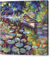 Lily Serenity - Row Boat Canvas Print