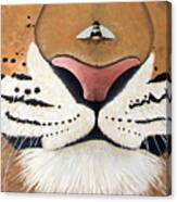 Tiger Face Mask Canvas Print