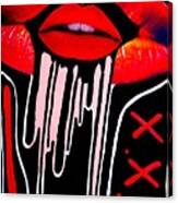 Lips Canvas Print