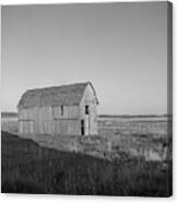 Little Barn On The Wyoming Plains Canvas Print